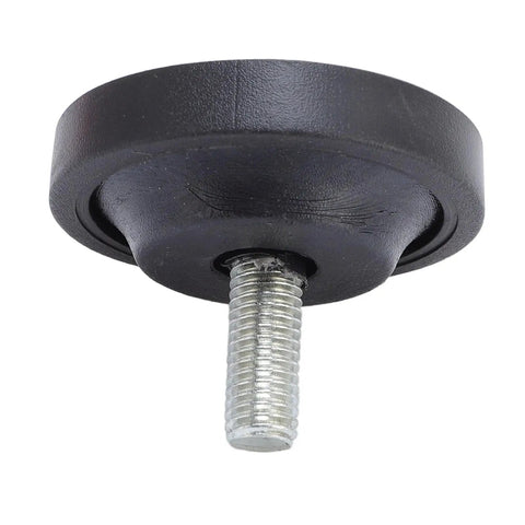 Close-up of a Heavy Duty Rubber Feet Levelers For Furniture Protection And Stability 58mm Diameter Screw On No Slip Floor Protectors