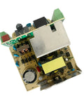 Internal view of Beefy Industrial Grade 24V DC DIN Rail Power Supply 60W 2.5A MDR60 24 with components and circuit board