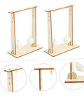 Two Piece Floating Ball Physics Experiment Kit with wooden frame for classroom science hands-on learning tools, safe materials.