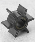 Outboard Water Pump Impeller Replacement For 6HP 8HP 9.8HP Engines, Durable ABS component, side view on gray surface.