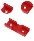 Woodworking T Track Aluminum Alloy For Cross Cut Sled And Double Cut Jig T Slot Pro Grade DIY Workshop Upgrade with red finish, predrilled holes