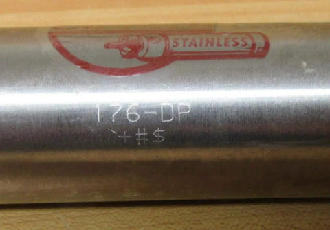 176 DP Pneumatic Cylinder With One And A Half Inch Bore Six Inch Stroke Air Return Double Acting Pivot Type Original
