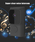 WiFi Smart Video Doorbell With 720P HD Camera And Built In Chime, Wireless Doorbell Cam With PIR Motion Alerts, Two Way Audio