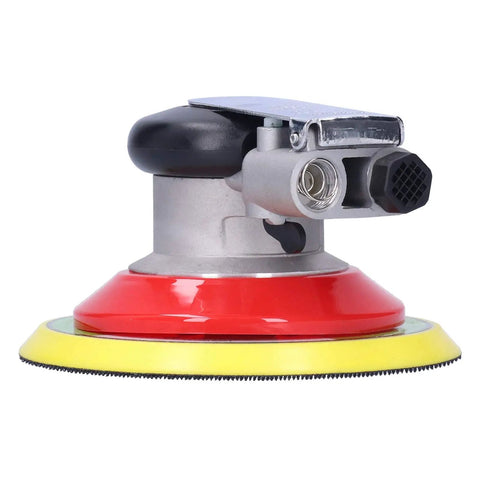 Close-up of Beast Industrial Pneumatic Sander Polishing Tool Pro Grade For Smooth Metal Grinding High Hardness Steel Movement