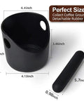 Knock Box For Coffee Grounds 4.4 Inch With Removable Knock Bar And Non Slip Base Shock Absorbent Durable Barista Grade