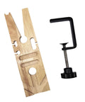 Pro Grade Desktop Jewelry Fixture Bench for Woodworking Clamps and Mobile Studio Use Solid Wood Alloy Workholding Device