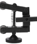 Four Wheel Knurling Tool For Mini Lathe With Adjustable Shank And Spring Action, showing spring mechanism and 45 carbon steel body