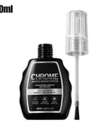 Slick Silver Rim Paint Restores Your Tight Chrome Tone Rims With High Gloss Coverage That Handles Stubborn Scratches And Shields Against Road Grime Everyday, 20ml repair bottle with brush.
