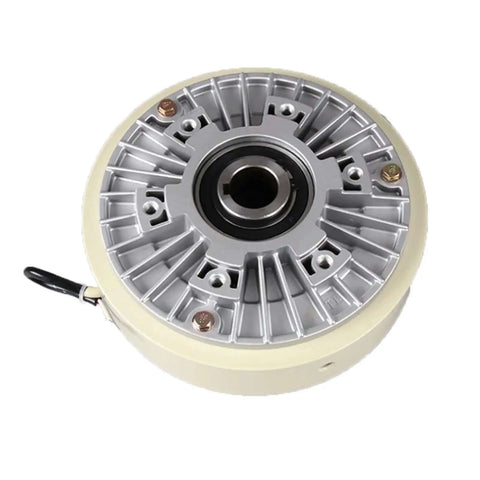 Magnetic Powder Brake With Hollow Shaft For Unwind And Tension Control In Industrial Machines, 12Nm Braking Torque, front view
