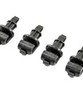 Set Of Four Black Sliding Door Sun Shade Clip Hooks For Honda Odyssey 2005 Through 2010 Rear Doors Replacement Kit