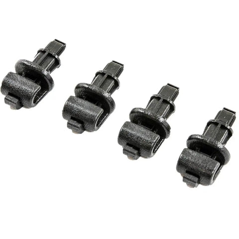Set Of Four Black Sliding Door Sun Shade Clip Hooks For Honda Odyssey 2005 Through 2010 Rear Doors Replacement Kit
