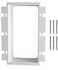 3-Gang Box Extender For Switches And Receptacles, Non-Metallic Electrical Box Extender, ETL Listed, 1 Pack With 6-32 X 1.5 Inch Screws
