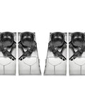 Concrete Knee Board Sliders 28 X 8 Inch Pair With Stainless Steel Kneeboards, Moveable Knee Sliders, Beefed Up Knee Pads And Straps For Concrete Finishing