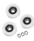 3-Piece Nylon Planetary Gear Set With 36-Tooth Gears For E Motors shown with retaining clips