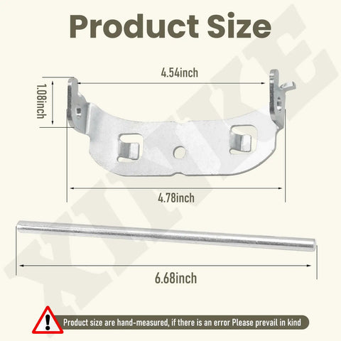 Chute Mounting Bracket Kit For XT1 GT50 GT54 LT42 LT46 LT50 LT54 XT1 ST54 XT2 GX50 GX54 LX42 LX46 LX50 ZT1 ZT2 Tractors Replacement Kit With All Hardware Replaces 783-08504A-0637 783-08504A 783-08504B