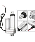 Straight Up Linear Actuator Motor Delivering 1000N Thrust Along 50Mm Travel Features A Whisper Quiet Aluminum Shaft.
