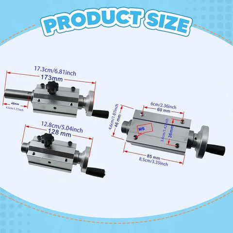 Drill Tailstock B12 Live Center High Accuracy For Mini Lathe Machine with size dimensions and specifications displayed.