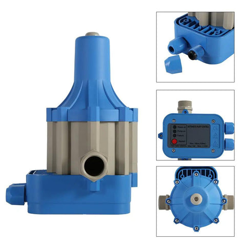 Detail views of 110V Automatic Water Pump Controller With Pressure Switch Auto On Off For Self Priming Pumps Jet Pumps And Garden Pumps