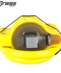 Front view of Universal High Performance Ignition Coil for 2 Stroke and 4 Stroke Engines Fits Street Bikes Dirt Bikes ATVs, yellow design