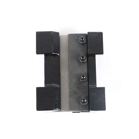 Top view of Magnetic Vise Mount Metal Brake Bender for DIY metalworking, 4-inch quick release for 14 gauge steel and 2mm aluminum bending.