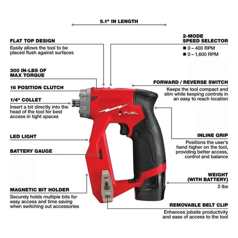 All Metal Brushless Cordless Drill Driver And Screwdriver Kit With Offset Attachment And Three Eighth Inch Keyless Chuck M12 Compatible Rig Ready Power Setup For Daily Knuckle Busting Grind features detailed specs and design.