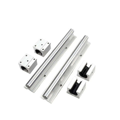 Super Smooth High Precision Linear Guide Rail Kit For CNC Projects With 2 Pcs Sbr20 And Four Sbr20uu Bearing Blocks To Get Your Build Rolling Like A Dream With Zero Hassle, SBR20 rails and bearing blocks
