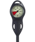 U Line Diving Pressure Gauge 0 To 6000 Psi For Scuba Gear With Rubber U Line Boot And High Pressure Hose Compact Lightweight Gauge