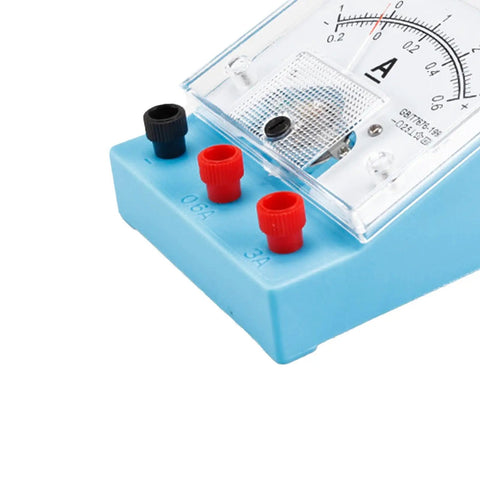 Analog Ammeter Moving Coil Hands On For Science Exploration And Electrical Experiments Safe Durable Plastic Classroom And Home STEM Tool Practical Convenient Household Experiments