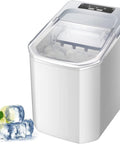 Portable Countertop Ice Maker Dishing Out Bullet Ice Keeps Your Squad Cool By Producing 40 Pounds Daily In Jiffy with ice cubes.