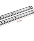 Heavy Duty Drawer Slide Rails 53mm 400mm Full Extension Ball Bearing, 260Lb Load Capacity, Smooth Glide For Kitchen, Office, And Workshop
