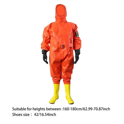 Top Shelf Lightweight Chemical Protective Coverall For Women With Sick Rubber Fabric Integrated Hood Killer Fire And Farm Safety Gear In Bright Orange Fits Every Frame Like A Glove