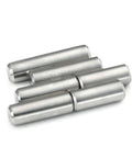 Premium 304 Stainless Steel Dowel Pin With Chamfered Ends For Precision Positioning And Mounting Holes In Machining Projects Offering Durable Wear Resistant Performance In M1 To M3 Sizes Plus Various Lengths arranged on a white surface.