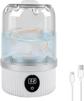 Portable Mini Washing Machine Cordless USB Rechargeable 15W Motor Pocket Travel BFF for Underwear Socks Baby Gear Dorm Fresh Threads Quick Rinse Muscle Mode with clear water and USB cable