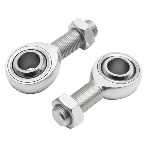 3/4 Inch Heim Joint Rod End Kit Set With Chromoly Joints Panhard Bar And Steering Shaft Support For Suspension Traction Bars Right And Left Hand Thread Durable Heat Treated Chrome Plated With PTFE Liner, two rod ends