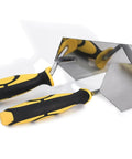 6 Inch Stainless Steel Pointing And Gauging Trowel Kit For Concrete Masonry Bricklaying Stucco Cement Flooring Pro Grade DIY Hand Tools