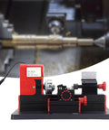 Adfaga Mini Metal Lathe Z20002 High Speed 20000rpm 24W Lathe Machine for DIY metal turning in a compact design.