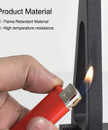 Testing flame resistance on bright yellow multi purpose item for home and office use, built to last, lightweight and easy to clean.