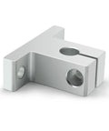 Heavy Duty SK12 Aluminum Linear Rod Rail Shaft Support For 12mm Shafts showing a close-up view and detail of the aluminum bracket.