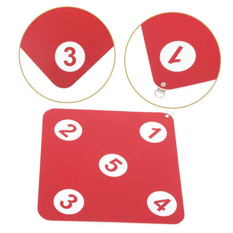 Sturdy Double Sided Wall Mounted Fencing Target For Practice Portable Indoor Fencing Gear Anti Puncture Design red target