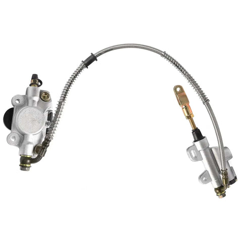 Hydraulic brake caliper with hose from Beefed Up 44 Inch Rear Live Axle Kit With 530 Chain Hydraulic Brake Caliper Wheel Hubs Rotors