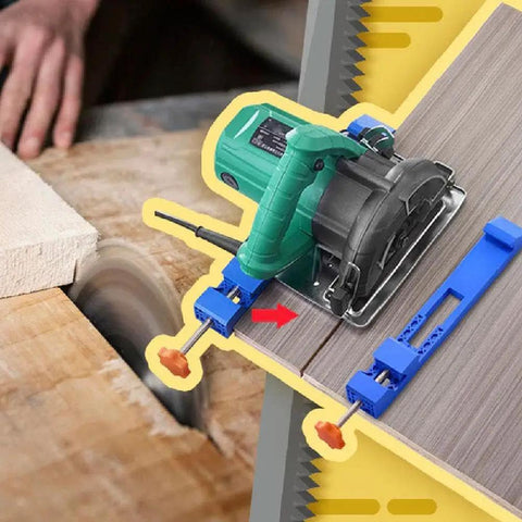 Pro Grade Adjustable Base Guide For Circular Saw, Skateplate Attachment For Clean Rip Cuts, Portable Woodworking Guide Rail.