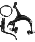 Premium Heavy Duty Alloy C Shape Brake Set Forged From Durable Steel Compatible With Road Or Mountain Bikes Black Finish components