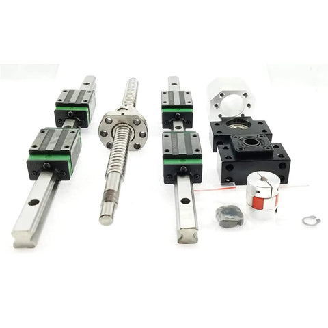 Upgrade Your Rig With This Hardcore Linear Actuator Setup Featuring Hgr20 Square Rail Guide Blocks And SFU1610 Ball Screw Drives crafted for reliable CNC automation.