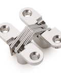 Invisible 180 Degree Alloy Hinge For Doors And Furniture, Concealed Folding Cross Hinge For Cabinets, Gates, And Countertops