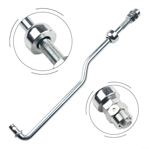 Front Deck Lift Link With Nuts For Lawn Mowers Deck Height Adjustment Arm Replacement For Riding Mowers Front Linkage Hardware Kit Built Tough Easy Install Reliable Replacement Parts chrome lift link with nuts for mower deck height adjustment