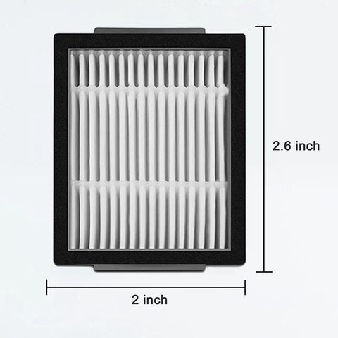 Premium Replacement Filters For iRobot Series I7 I7 Plus J7 E5 E6 E7 I2 I4 I4 Plus I6 I6 Plus I8 I8 Plus I1 I1 Plus J5 J5 Plus Cleaners, 2x2.6 inch filter