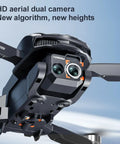 Drone with screen controller and brushless motors altitude hold one key takeoff and landing active obstacle avoidance