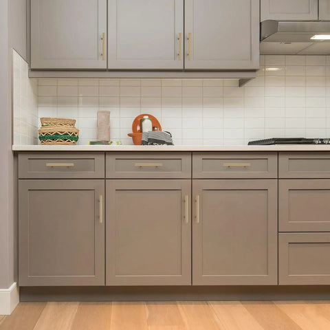 Five Inch Cabinet Handles With Three Inch Center To Center In Warm Champagne Bronze 30 Pack For Kitchen Drawers And Dressers Totally Plug And Play Room Refresh on modern kitchen cabinets.