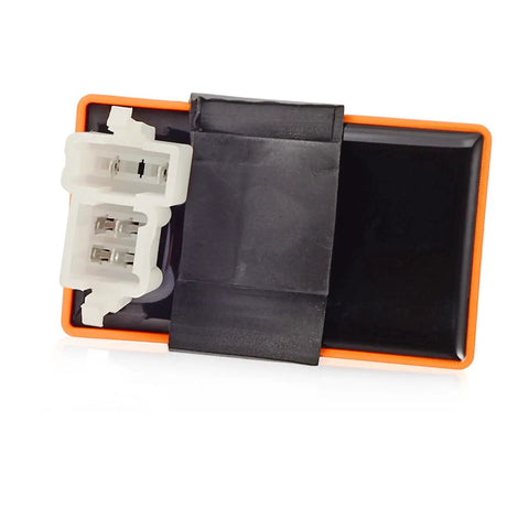 Top view of 6 Pin AC CDI Box With Connecting Plug For CG 50cc 125cc 150cc 200cc 250cc Vertical Engine ATV Dirt Bike Go Kart Motorcycle