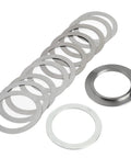 Heavy Duty Steel Differential Shim Kit For Ford 8.8 And GM 8.0 Rear Ends, 23 piece set of precision machined steel shims.